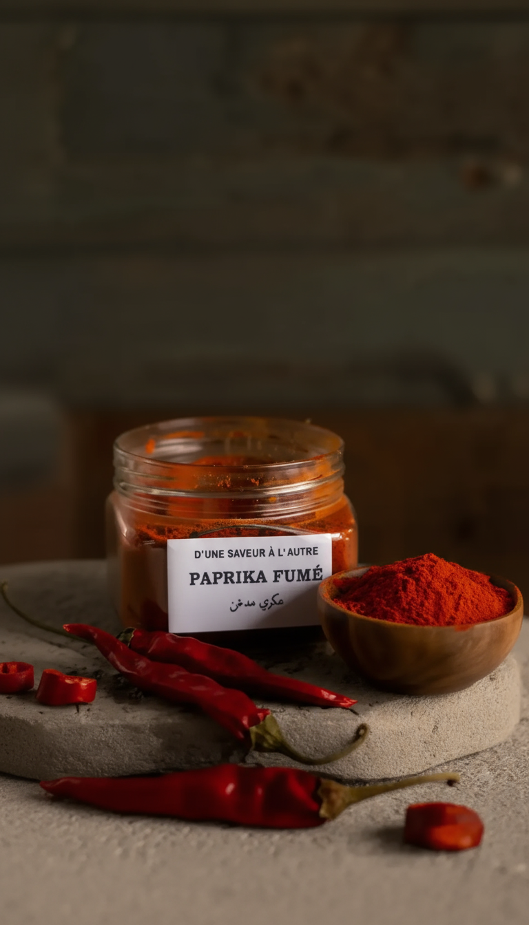 PAPRIKA FUMÉ MOULU QUALITÉ PREMIUM 80G